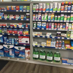 stocked shelves in calabogie pharmacy