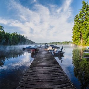 the dock at black donald tent and trailer park